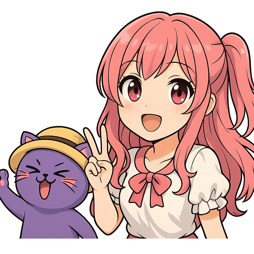 にじまにさんと猫キャラ